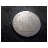 1856 O Seated Liberty Silver Half Dollar