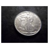 1942 S Walking LIberty Silver Half Dollar