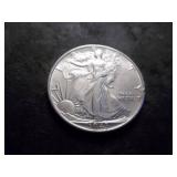 1943 Walking LIberty Silver Half Dollar