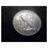 1944 D Walking LIberty Silver Half Dollar