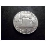 1955 Franklin Silver Half Dollar