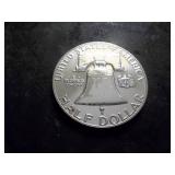 1957 Franklin Silver Half Dollar Proof