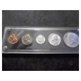 1964 Mint Set  The Dime, Quarter & Half Dollar Are Silver