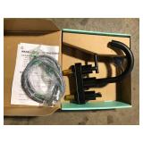 FURUISI 4 in. Centerset Double Handle Low Arc Bathroom Faucet with Pop-Up Drain Included in Matte Black Customer Returns See Pictures