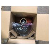 Hampton Bay Corbin 17.5 in. Black Modern Table Lamp with Black Metal Shade and AC Outlet on Base Customer Returns See Pictures