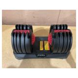 FitRx SmartBell, Quick-Select Adjustable Dumbbell for Home Gym, 5-52.5 lbs