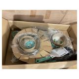 15PCS GreenLife Soft Grip Healthy Ceramic Nonstick, Cookware Pots and Pans Set