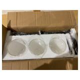 Binsuca Bathroom Light Fixtures, 3-Light Matte Black Bathroom Vanity Light