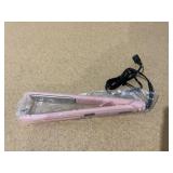 Tayshia by Conair Double Ceramic 1" Flat Iron Hair Straightener Peach CS224T