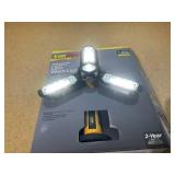 EverStart 1000 Lumen LED Portable Folding Work Light w/ Magnetic Base, USB Power