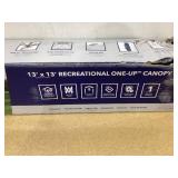 E-Z UP 13 x 13 ONE-UP Instant Recreational Outdoor Canopy