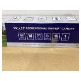E-Z UP 13 x 13 ONE-UP Instant Recreational Outdoor Canopy