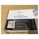 Mainstays 7" Twin/Full/Queen Size Adjustable Metal Bed Frame