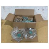 GreenLife Soft Grip Healthy Ceramic Nonstick 16 Piece Kitchen Cookware Pots and Frying Sauce Pans Set, PFAS-Free, Dishwasher Safe, Turquoise