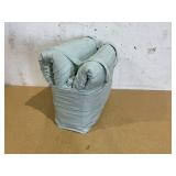 Mainstays Mint 10 Piece Bed in a Bag Comforter Set with Sheets, Queen