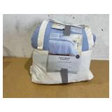 Better Homes & Gardens 3-Piece Blue Waffle Stripe Comforter Set, Adult King