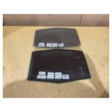 LOT OF 2 Open Road Brands Stay Awhile Metal Wall Thermometer