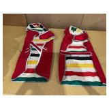 LOT OF 2 Pendleton Pet Waterproof Reversible Rain Coat for Dogs