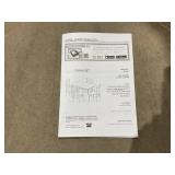 Mainstays Louise Traditional 5-Piece Wood & Metal Dining Set, Deep Walnut