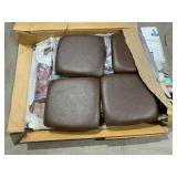 Mainstays Louise Traditional 5-Piece Wood & Metal Dining Set, Deep Walnut