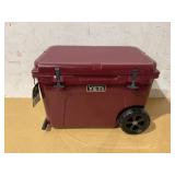 YETI Tundra Haul Wheeled Hard Cooler Wild Vine Red