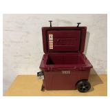 YETI Tundra Haul Wheeled Hard Cooler Wild Vine Red
