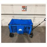 Ozark Trail All-Terrain Big Bucket Cart Wagon, Height 27", Blue