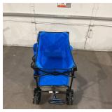 Ozark Trail All-Terrain Big Bucket Cart Wagon, Height 27", Blue