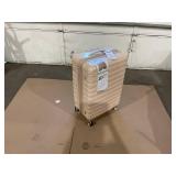 iFLY Hardside Luggage Fibertech 3 Piece Set, 20" Carry-on Luggage, 24" Checked Luggage and 28" Checked Luggage, Champagne