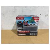 Intex 20" Queen Dura-Beam Deluxe Raised Air Bed Mattress with Built-in Pump