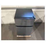 Galanz 3.1 Cu ft Two Door Mini Fridge with Freezer