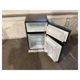 Galanz 3.1 Cu ft Two Door Mini Fridge with Freezer