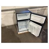 Galanz 3.1 Cu ft Two Door Mini Fridge with Freezer