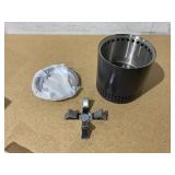 Mesa XL, 7 Inch Tabletop Fire Pit with Stand - Smokeless, Stainless Steel Fire Pit for Camping,