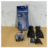 Cressi Baron Tonga Snorkeling Set