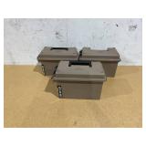 LOT OF 3 MTM Case-Gard Can in a Can Ammo Can Combo