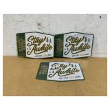 LOT OF 3 Open Road Brands Stay Awhile Metal Wall Thermometer