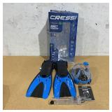 Cressi Bonete Pro Dry Snorkeling Combo