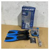 Cressi Bonete Pro Dry Snorkeling Combo