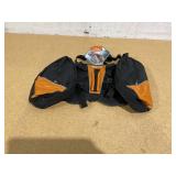 Kurgo Baxter Dog Backpack, Baxter, Black/Orange