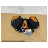 Kurgo Baxter Dog Backpack, Baxter, Black/Orange