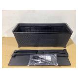 44.5 in. W x 15.25 in. H Easy Grow Elevated Resin Garden Bed Large