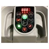 SaluSpa Hollywood AirJet Inflatable Circle Hot Tub Spa with Color-Changing LED Lights 4-6 Person with Pump #P08411