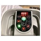 SaluSpa Hollywood AirJet Inflatable Circle Hot Tub Spa with Color-Changing LED Lights 4-6 Person with Pump #P08411