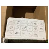 SaluSpa Hollywood AirJet Inflatable Circle Hot Tub Spa with Color-Changing LED Lights 4-6 Person with Pump #P08411