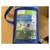 Mainstays 7 Feet Vented Beach Umbrella with Table, w/Tilt and Built-in Sand Anchor