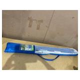 Mainstays 7 Feet Vented Beach Umbrella with Table, w/Tilt and Built-in Sand Anchor