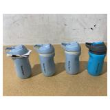 LOT OF 4 Tommee Tippee Insulated Straw Cups