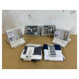 LOT OF 6 Miscellaneous Shower Curtains and Curtains