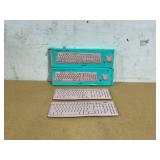 LOT OF 2 Logitech Wireless Keyboard and Mouse Combo for Windows, 2.4 GHz Wireless, Compact Mouse